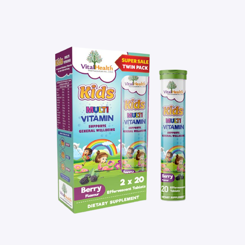 Vital Health Multivitamin Berry Flavour For Kids Twin Pack