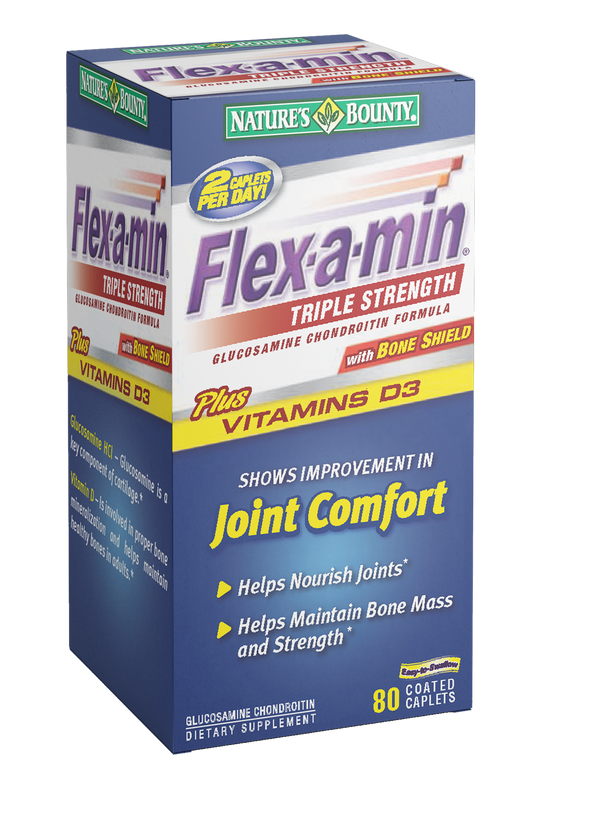 Nature's Bounty Flexamin Triple Strength - 80 Caplets