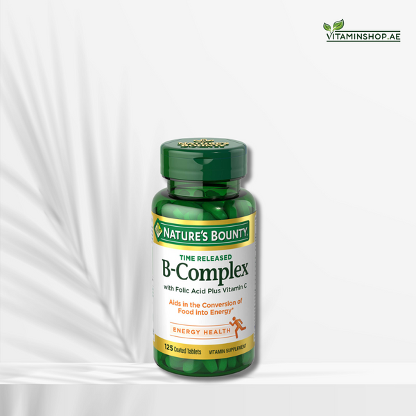 Nature's Bounty Time Release B-Complex + Vitamin C  - 125 Coated Tablets