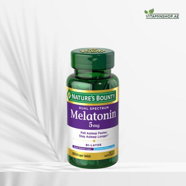 Nature's Bounty Dual Spectrum Melatonin 5mg Tablets  Pack of 60's