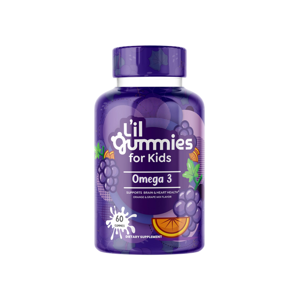 Lil Gummies Omega-3 Orange Flavor  - 60 Gummies