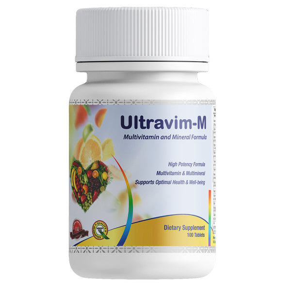 Vital Health Ultravim-M (Multivitamin and Mineral Formula) - 100 Tablets