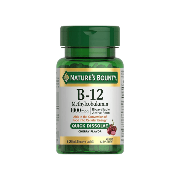 Nature's Bounty Vitamin B-12 Quick Dissolve Tablets 1000mcg