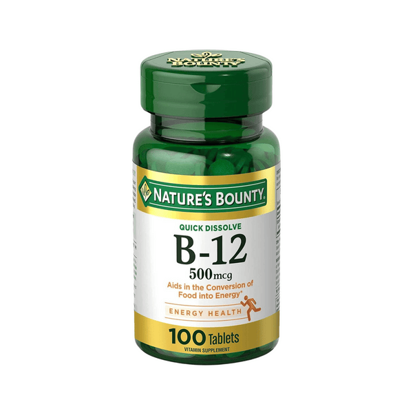 Nature's Bounty Vitamin B12 500mcg