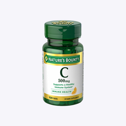 Nature's Bounty Vitamin  C-500mg - 100 Tablets