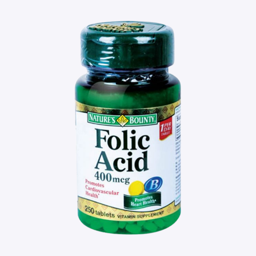 Nature's Bounty Folic Acid 400mcg Tablets