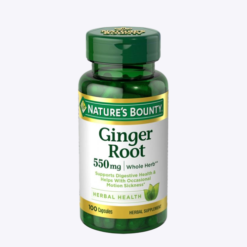 Nature's Bounty Ginger Root 550mg Capsules