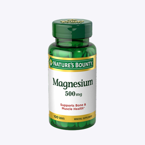 Nature's Bounty Magnesium Oxide 500mg Tablets