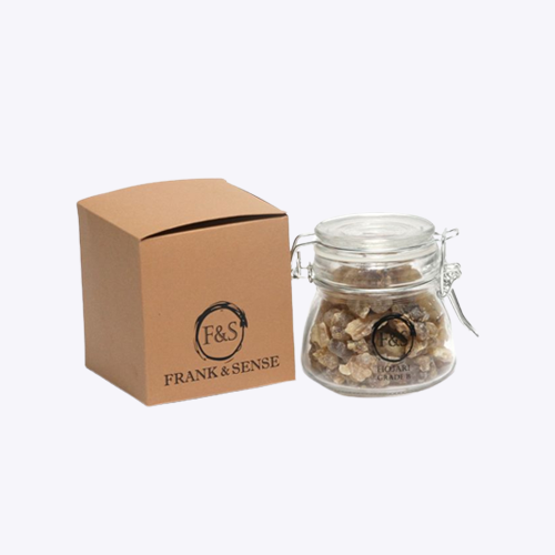 Frank & Sense Boswellia Sacra Grade B Hojari Frankincense Resin (90g - 100g net weight)