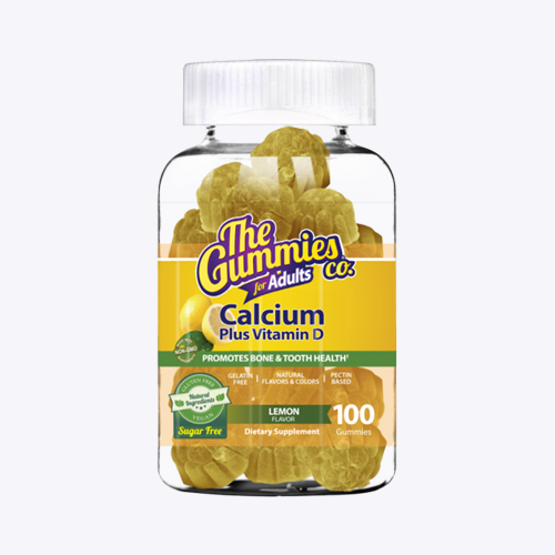 The Gummies Co. Calcium + Vitamin D Lemon Flavor