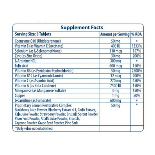 Vital Health Spermadol® Tablets