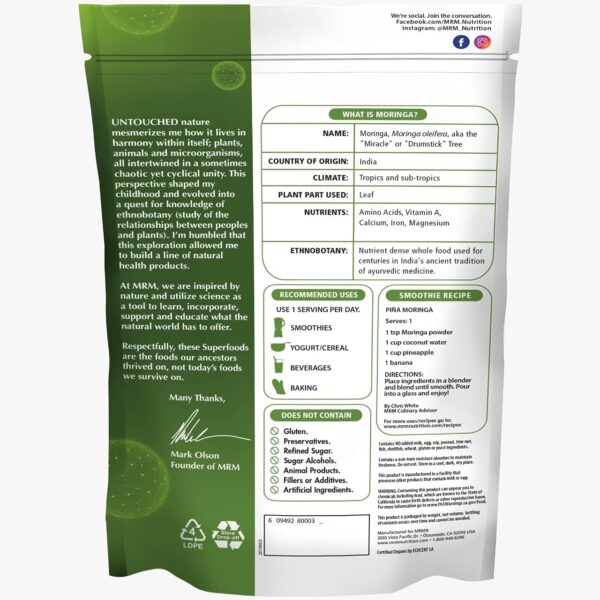 MRM Nutrition Moringa Powder