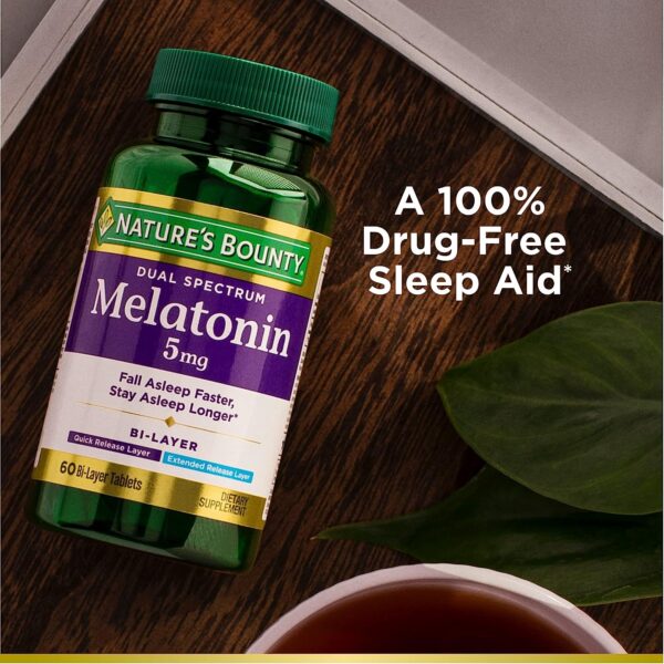 Nature’s Bounty Melatonin 5mg Dual Spectrum