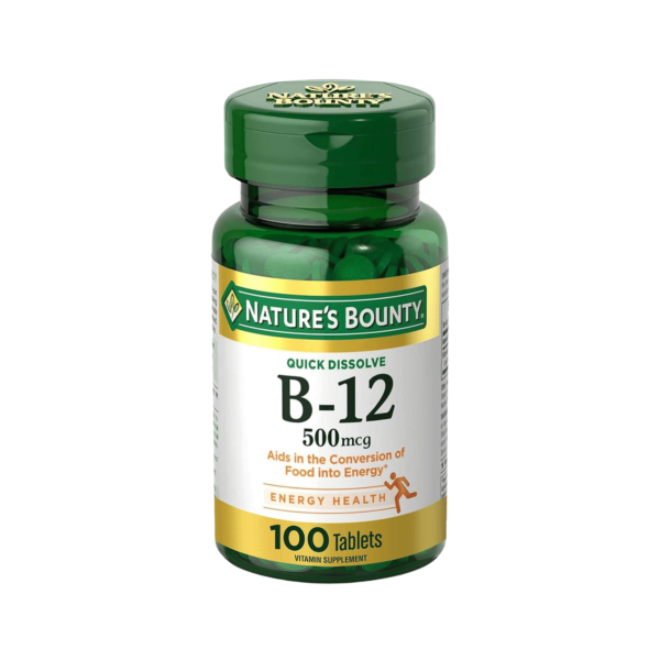 Nature’s Bounty Vitamin B12 500mcg