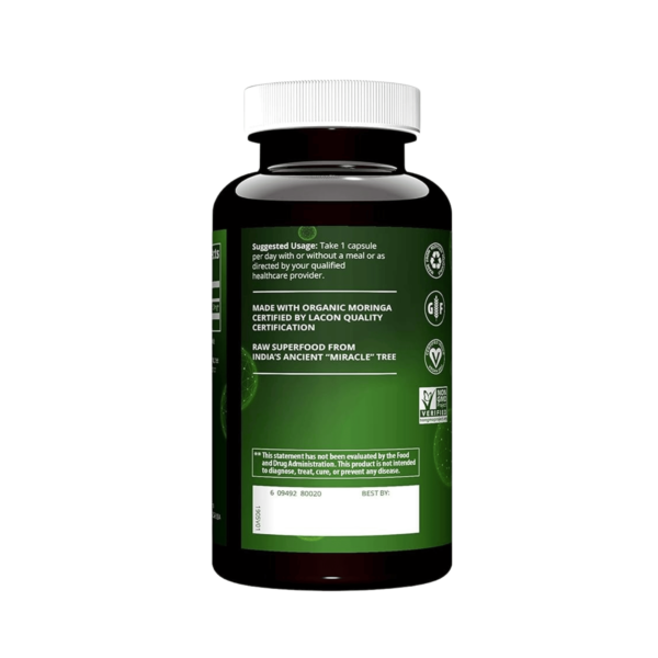 MRM Nutrition Moringa Leaf Capsules 600mg