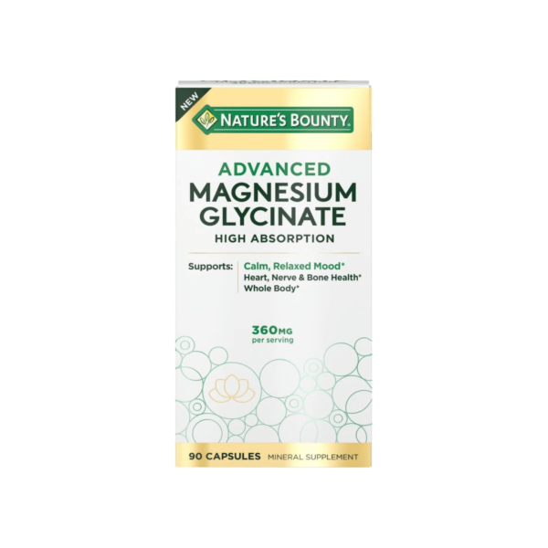 Nature’s Bounty High Absorption Magnesium Glycinate