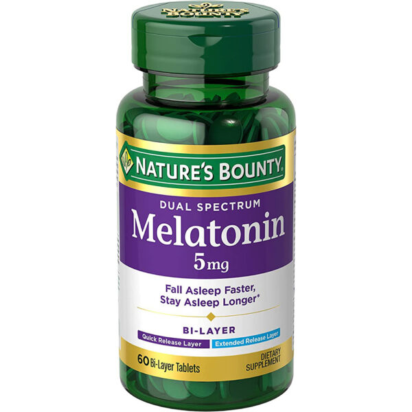 Nature’s Bounty Melatonin 5mg Dual Spectrum